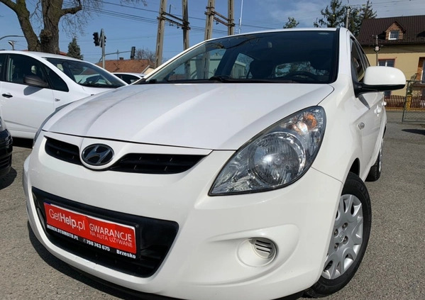 Hyundai i20 cena 19950 przebieg: 148286, rok produkcji 2012 z Wodzisław Śląski małe 379